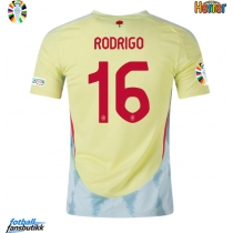 Spania Rodri Hernandez #16 Bortedrakt EM 2024 Kortermet